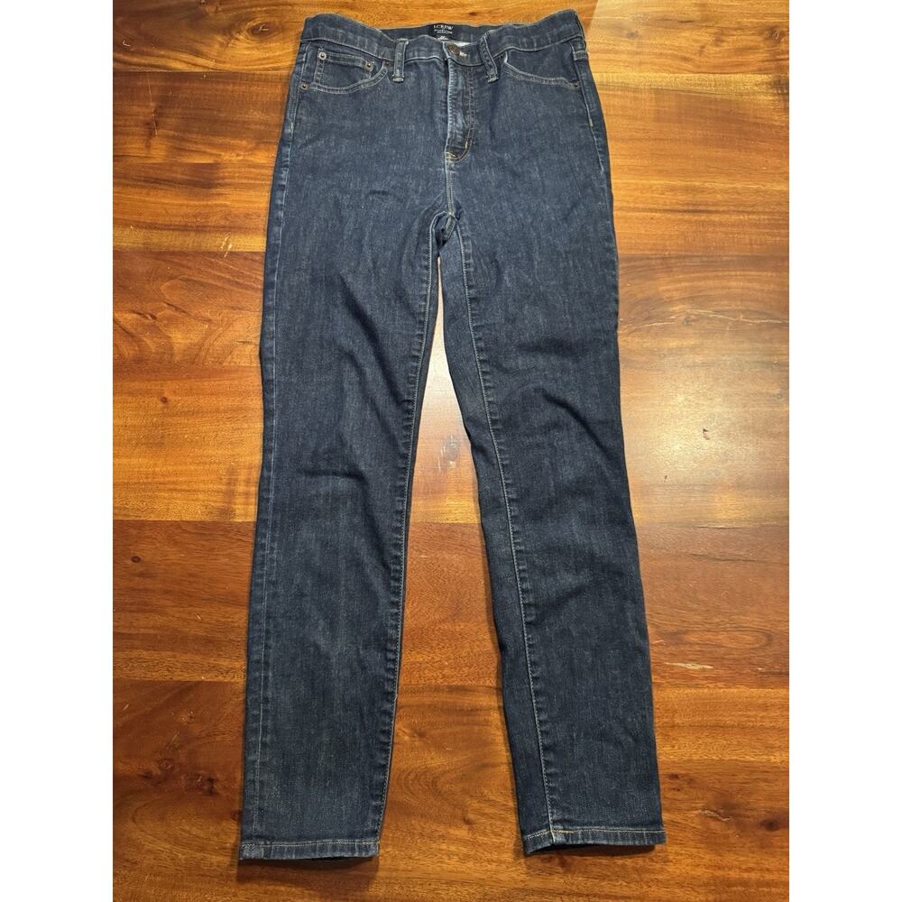J. Crew Women’s Blue High Rise Skinny Stretch Jeans Sz 29